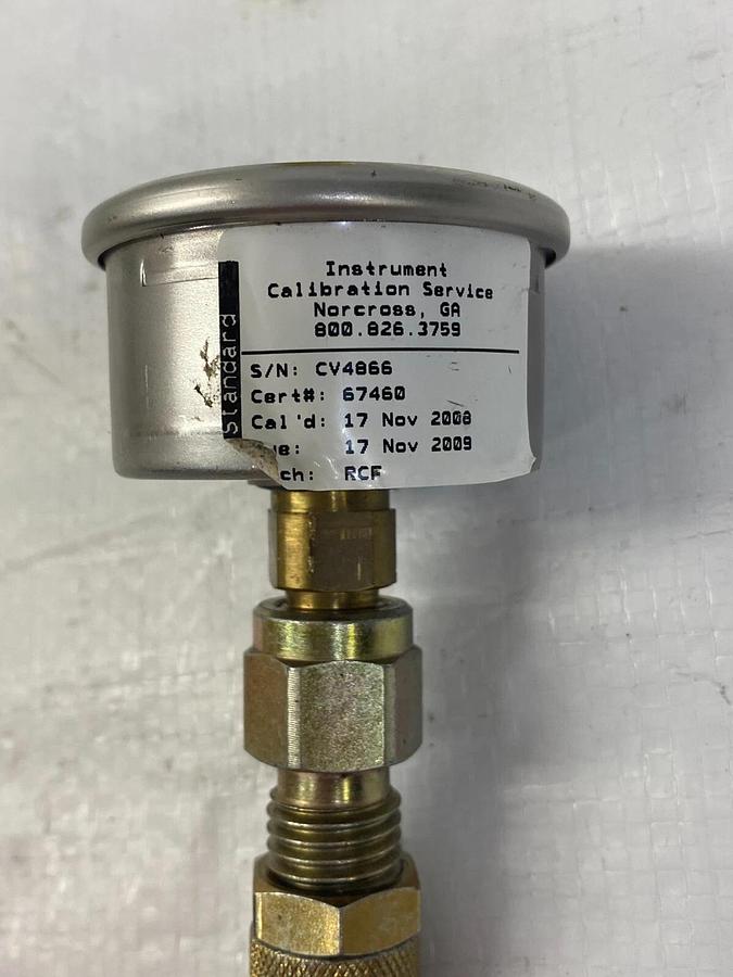 Used WIKA CV4866 0-5800 PSI 0-400 bar Pressure Gauge
