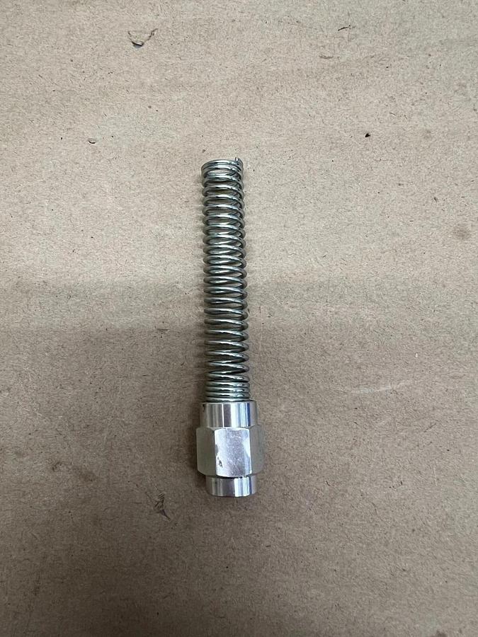 Used Binks 72-1687 1/4 SW CONN X 1/4 ID NYL Swivel Fitting w/ Spring Guard