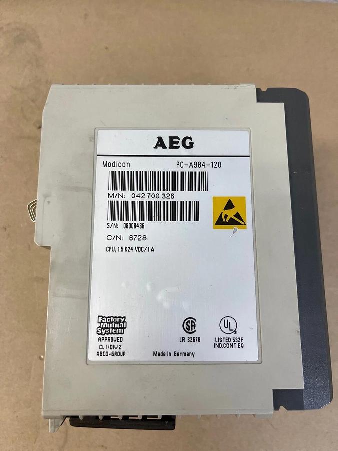 Used AEG PC-A984-120 CPU Module