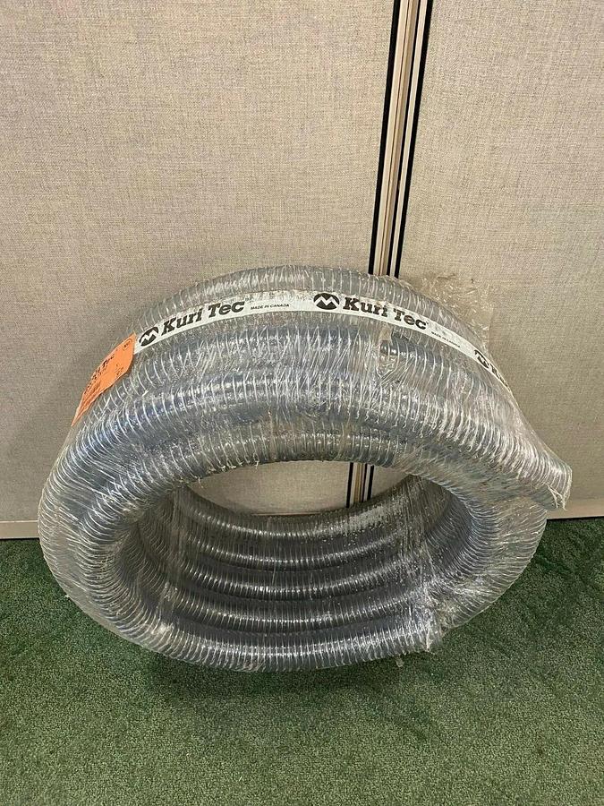 Used Kurl Tec K7160-32x50 PolySpring Vacuum/Transfer Hose - 50’ Length, 2” Diameter