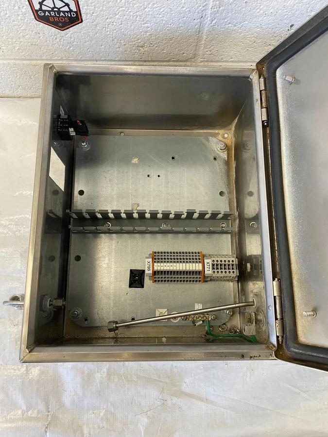 Used Rittal AE 1005 Stainless Steel Enclosure With Key, 15" x 11-3/4" x 8.5"