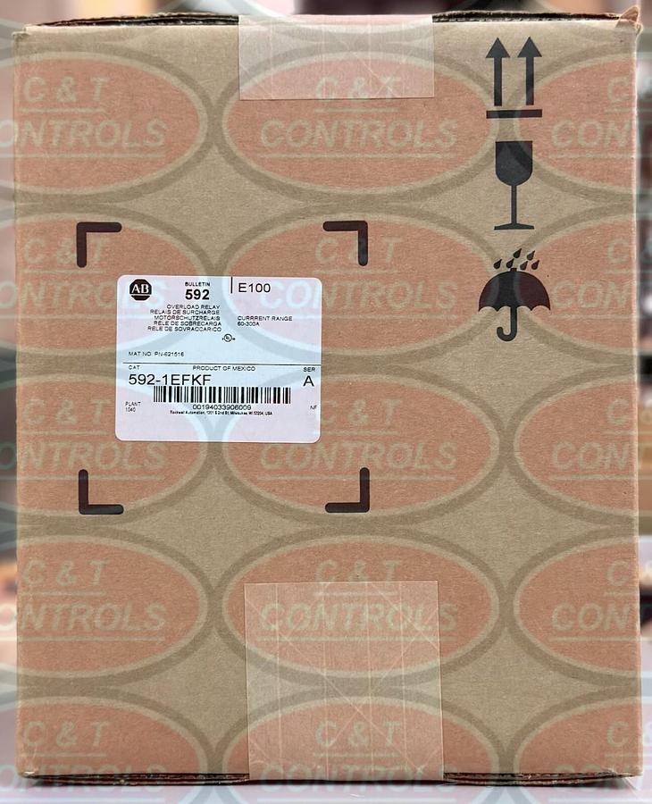Allen Bradley 592-EOW16 Manual Reset, Series A, Open Type, 3 Pole, 165 A