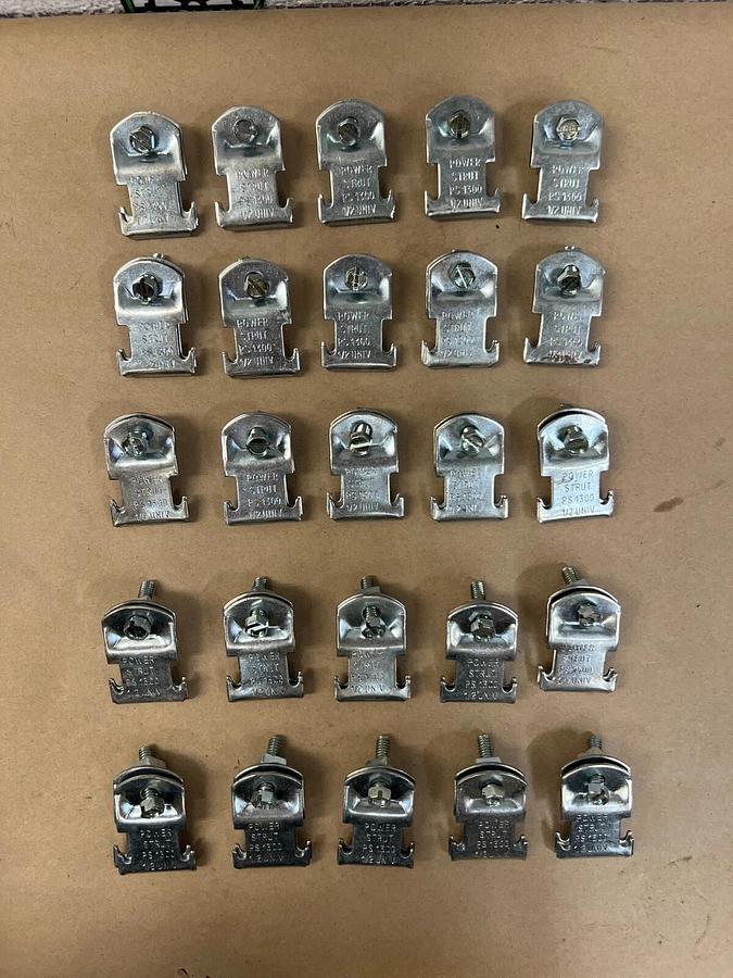 Used Power Strut PS 1300 1/2 UNIV Pipe Clamps - Lot of 25