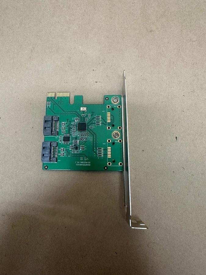 Used IOCREST SY-PEX40039 PCI-Express 2-Port SATA 3 Controller Card *NEW*