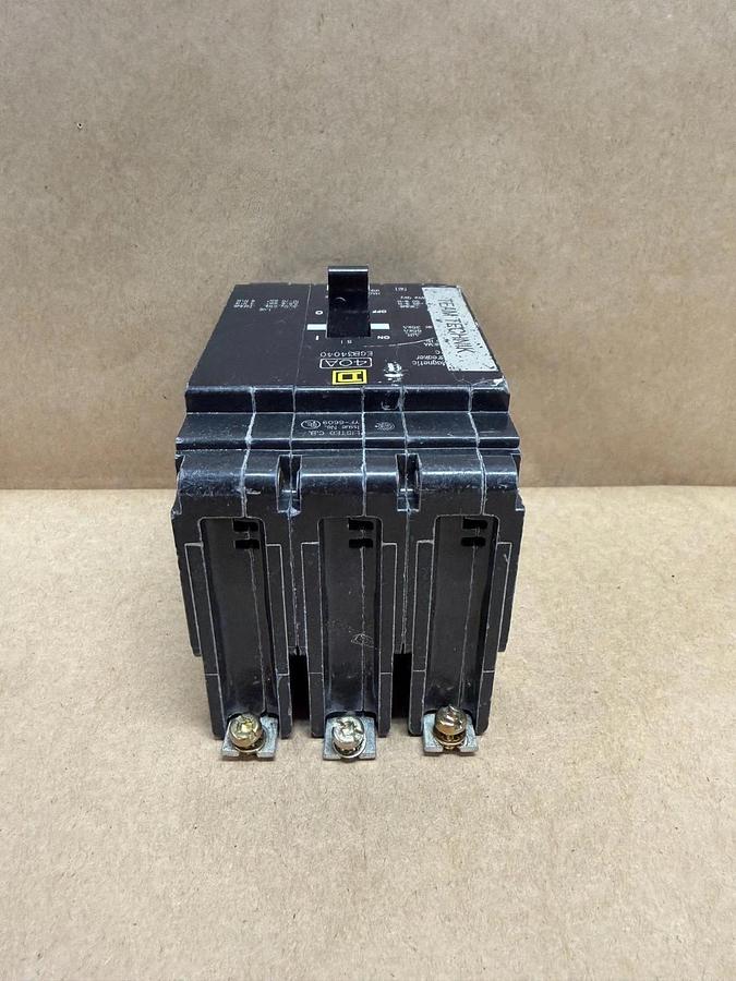 Used Square D EGB34040 40A, 3 Pole Circuit Breaker
