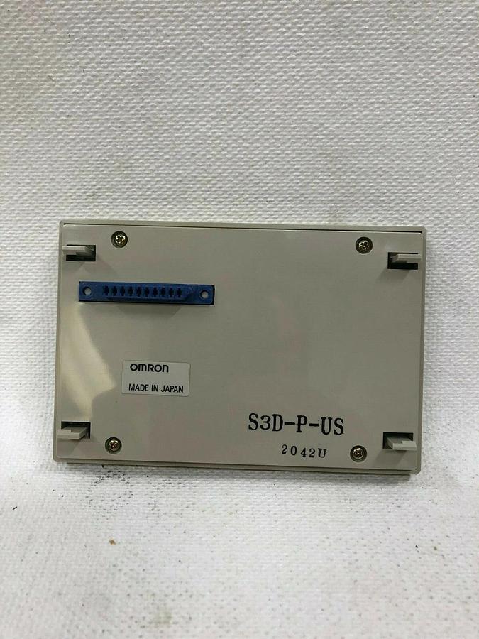 Used Omron S3D-P Setting Unit with E3W2-A512 Wide View Sensor