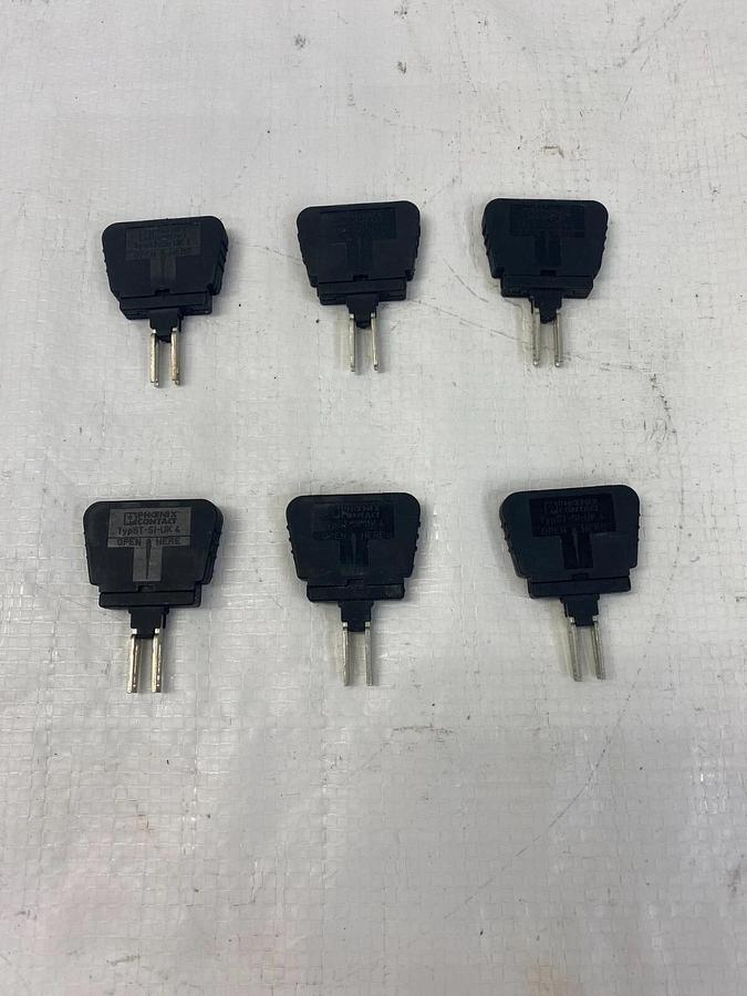 Used Phoenix Contact ST-SI-UK4 Fuse Plug 250 V - Lot of 6