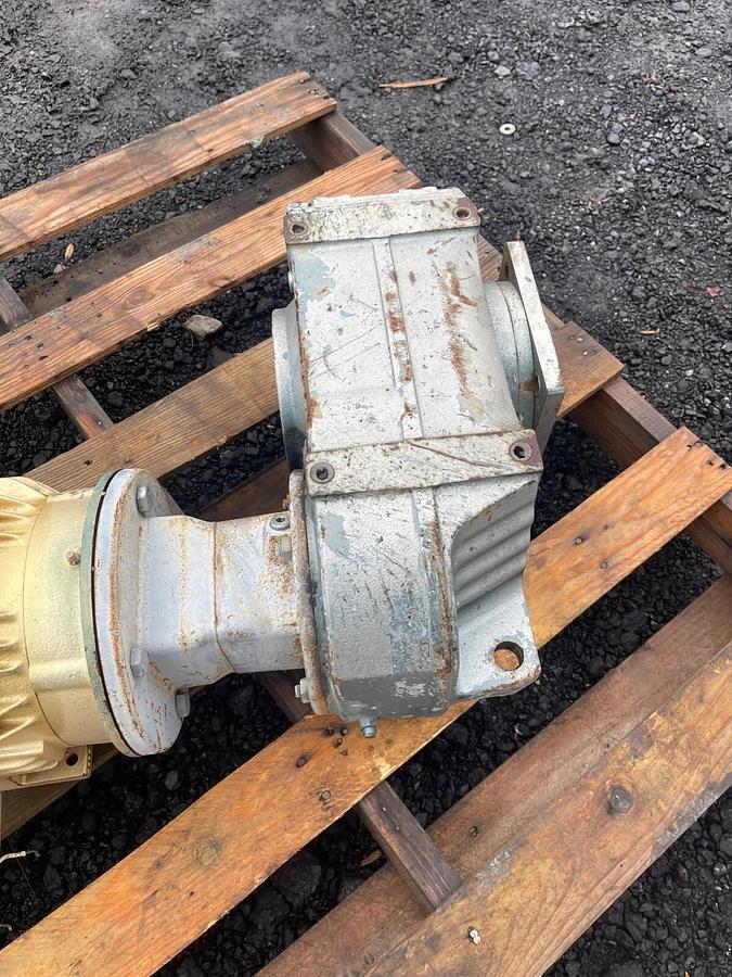 Used Baldor Reliance CEM3661T Super E Motor, 3Hp, 230/460V, 1760RPM, w/SEW Eurodrive