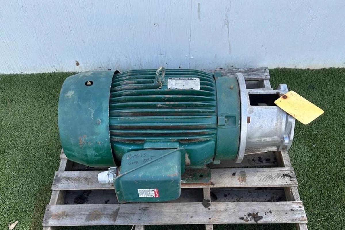 Used Toshiba B0504FLF3USH02 50Hp Motor @ 1770Rpm, 3 Phase, 230/460v, 60Hz