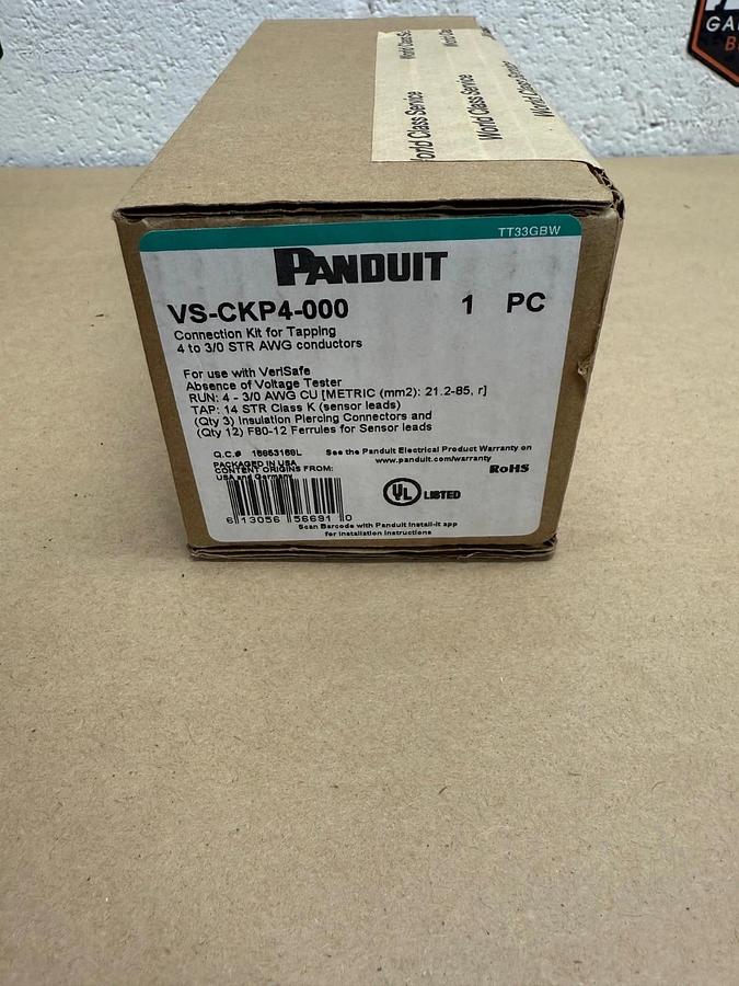 Used Panduit VS-CKP4-000 Connection Kit for Tapping *NEW*