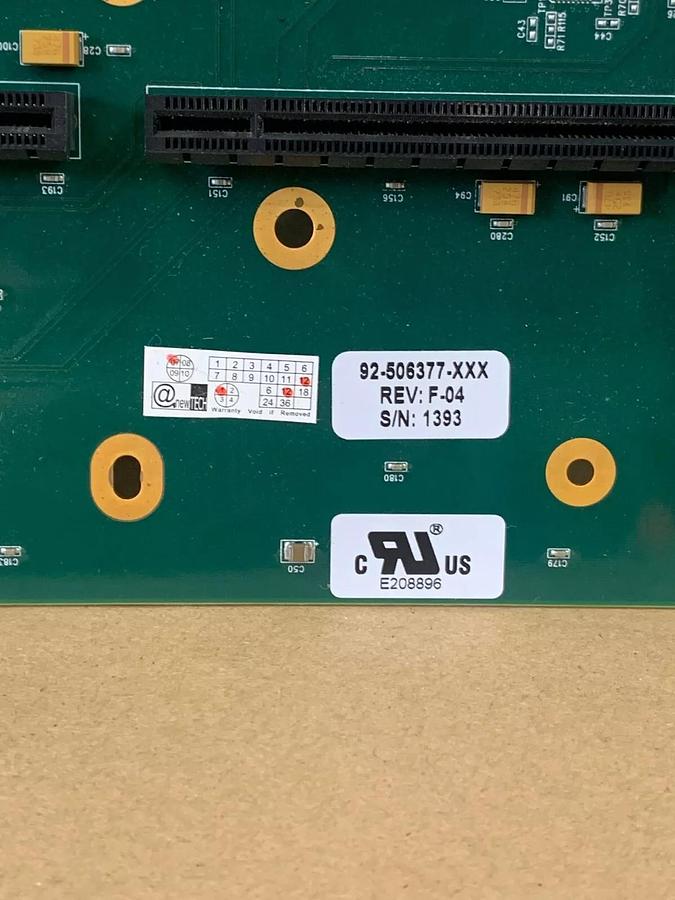 Used Trenton 92-506377-XXX Rev:f-04 Backplane Board
