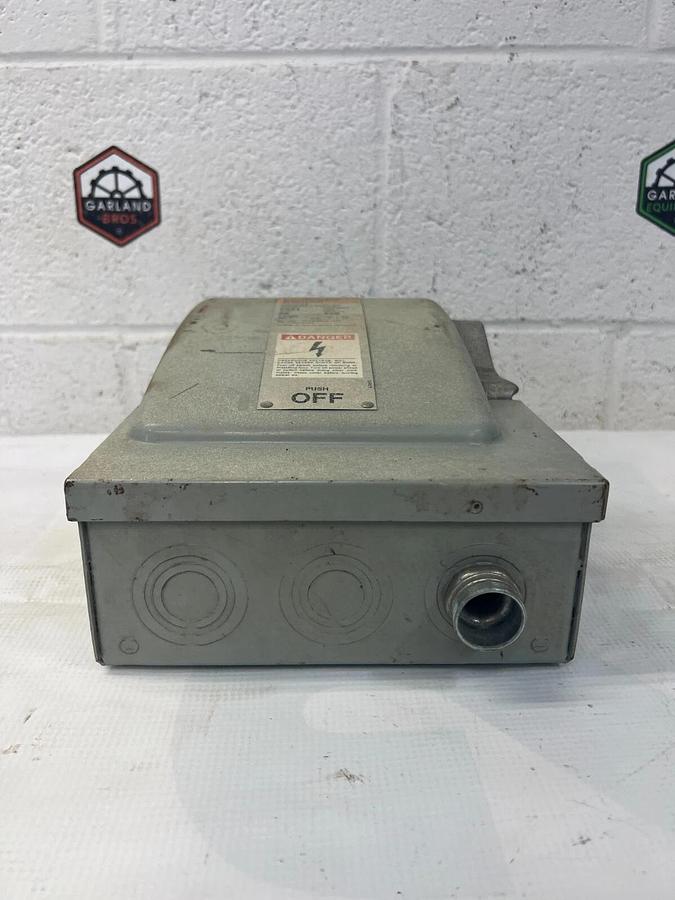 Used I-T-E F351 30 Amp Heavy Duty Enclosed Switch 600 Volts