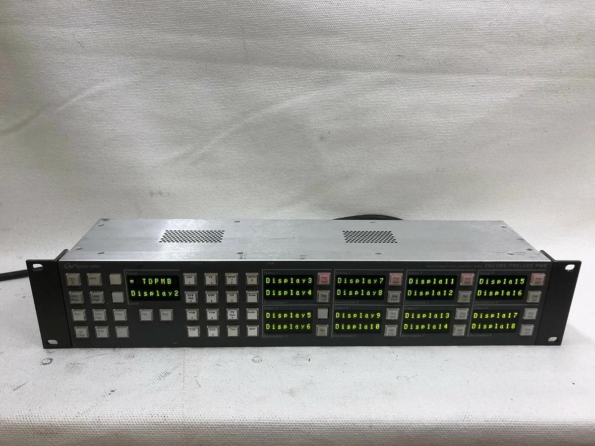 Used Grass Valley Encore/Prelude PMB Control Panel with Power Cord