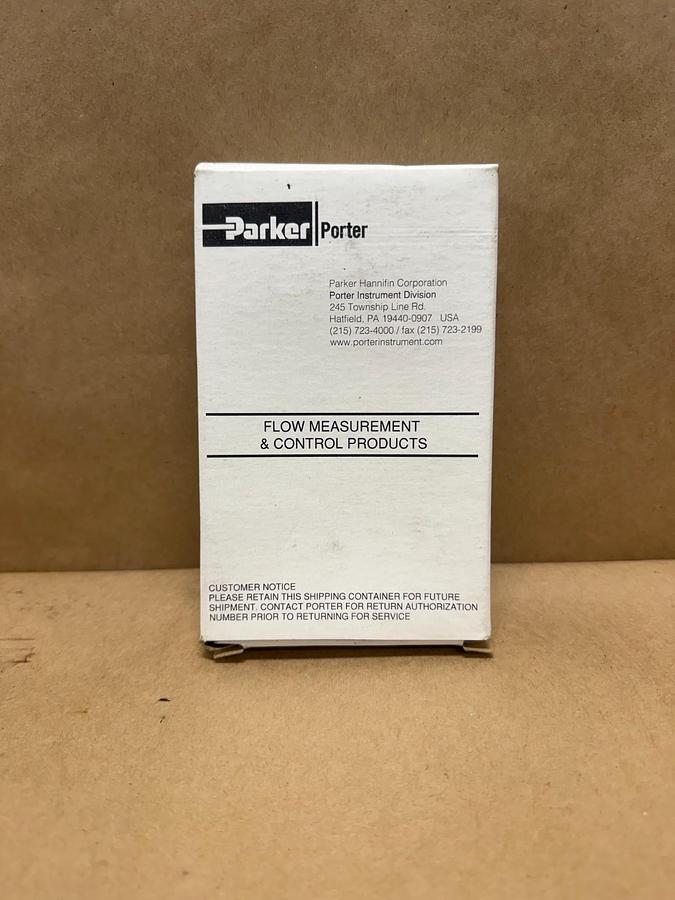 Used Parker A-125-3-C Porter Flow Valve *NEW*
