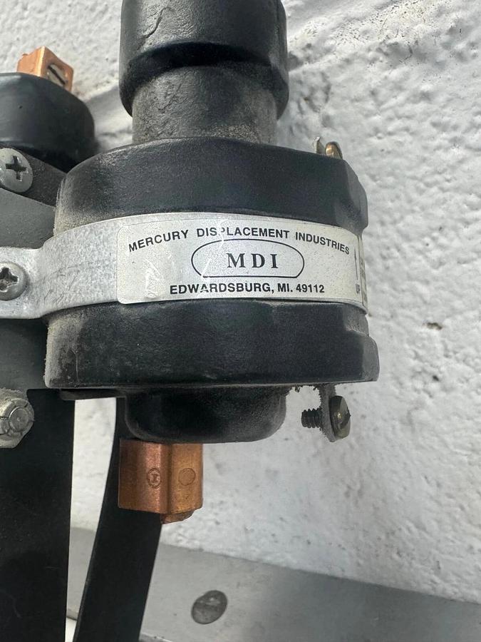 Used MDI 100NO-24DH-6 Mercury Relay (Lot of 2) 24VDC, 10A @ 3500VAC, 15A @ 2500VAC