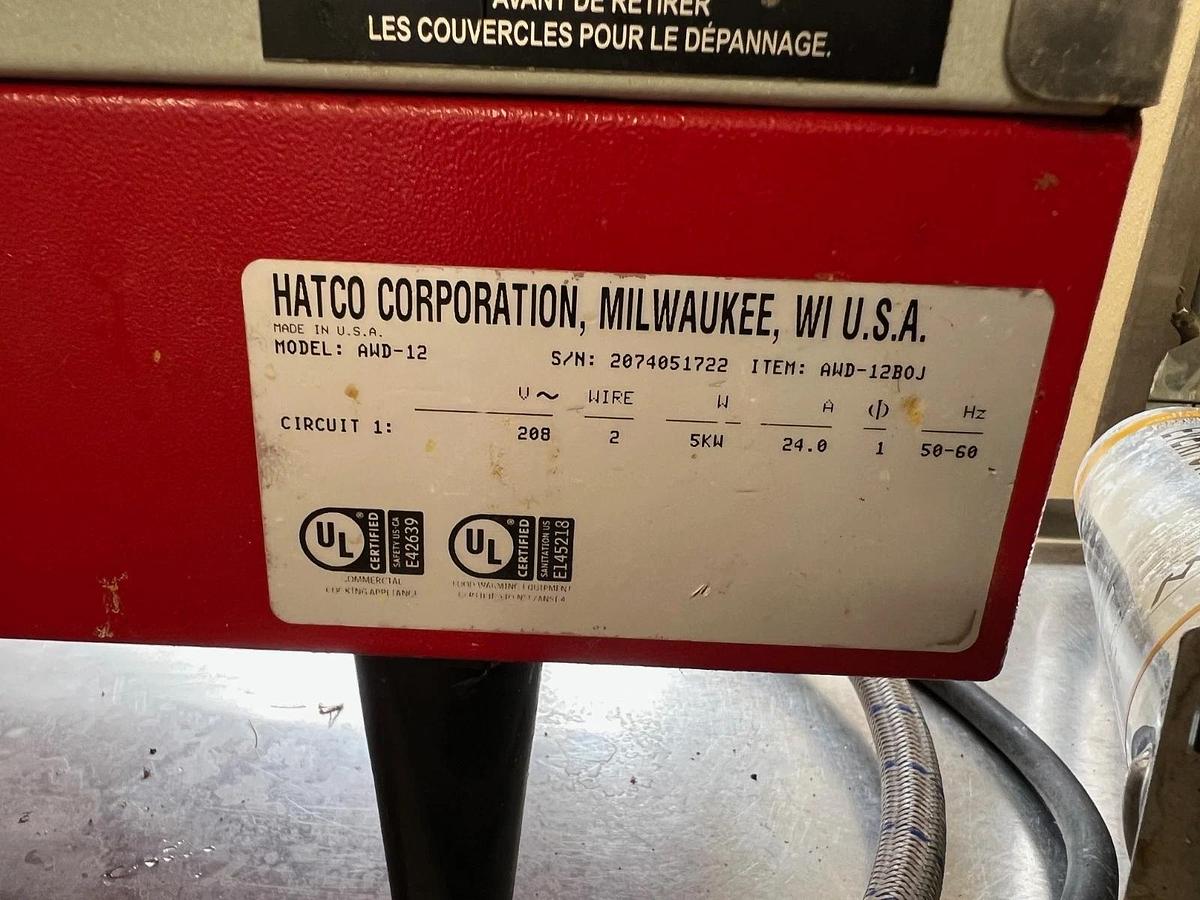 Used Hatco AWD-12 Hot Water Dispenser