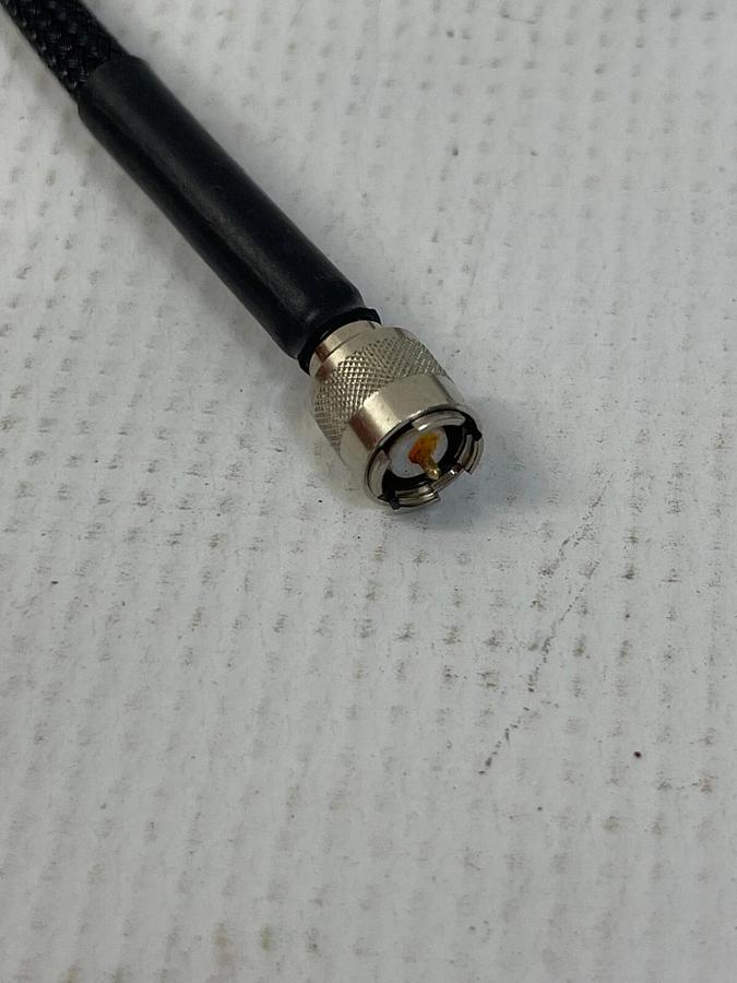 Used Compel Coaxial Male to Male Cable (Black) - Lot of 15