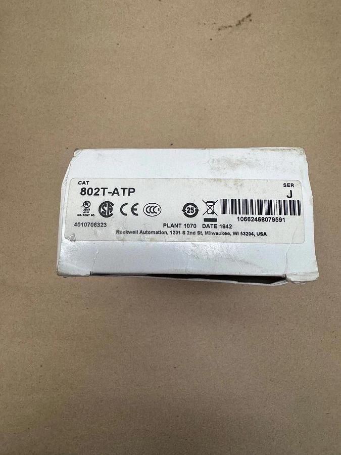 New - open box Allen Bradley 802T-ATP Oil Tight Limit Switch