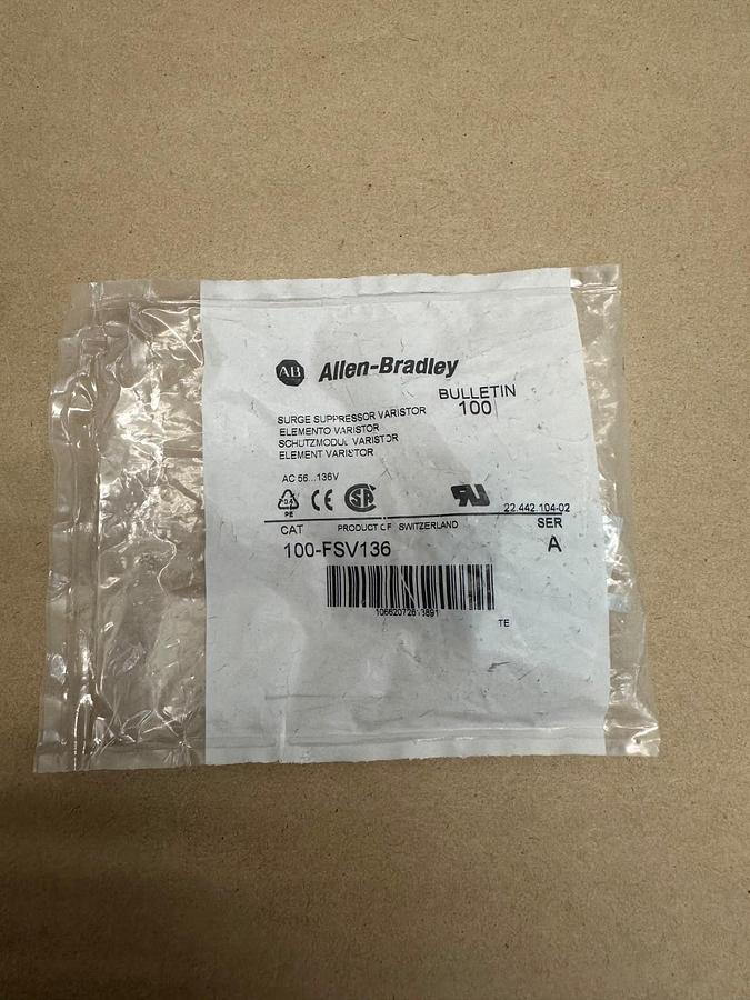 Used Allen Bradley 100-FSV136 Surge Suppressor Varistor *FACTORY SEALED*