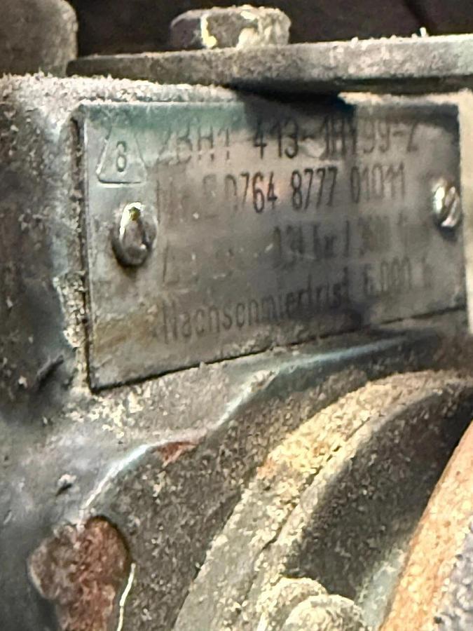 Used Siemens ELMO-G 2BH1 413-1HY99-Z Vacuum Pump, Baldor M3616T 7.5Hp 3450RPM, Motor