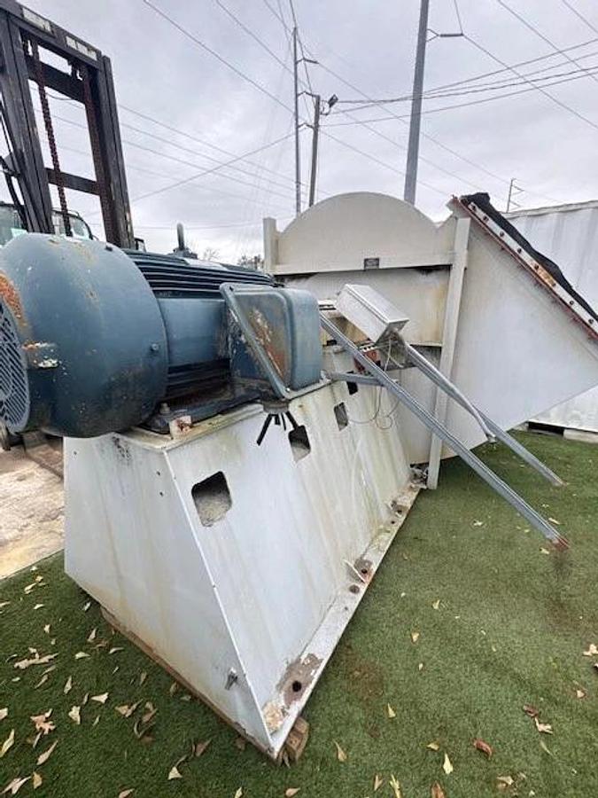 Used Twin City Fan & Blower CW Bottom Angular Upblast 542, 250Hp Motor @ 1188RPM
