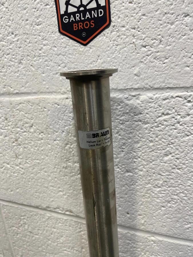 Used M Braun 304 Stainless Steel Sanitary Pipe w/ KF40 Flange 8003793
