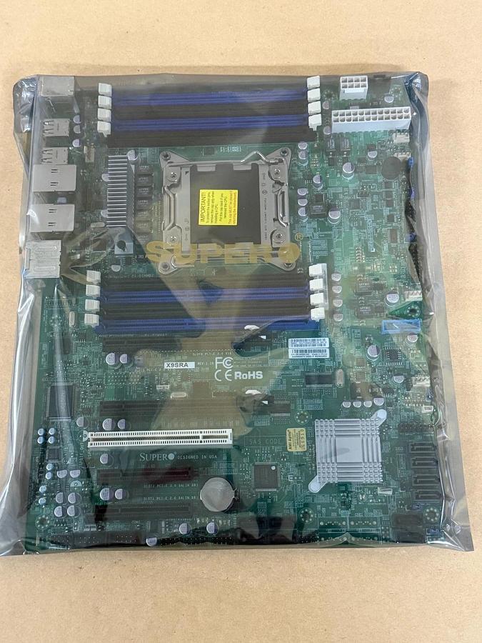 Used SuperMicro X9SRA Motherboard *FACTORY PLASTIC*