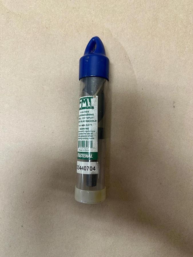 Used FMT 0316271, 1-1/4 HSS Silver & Deming Drill 135 Degree Split