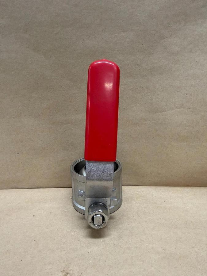 Used 1-1/4" Stainless Steel PN56 Threaded Full-Port Ball Valve (1.4401 SS)