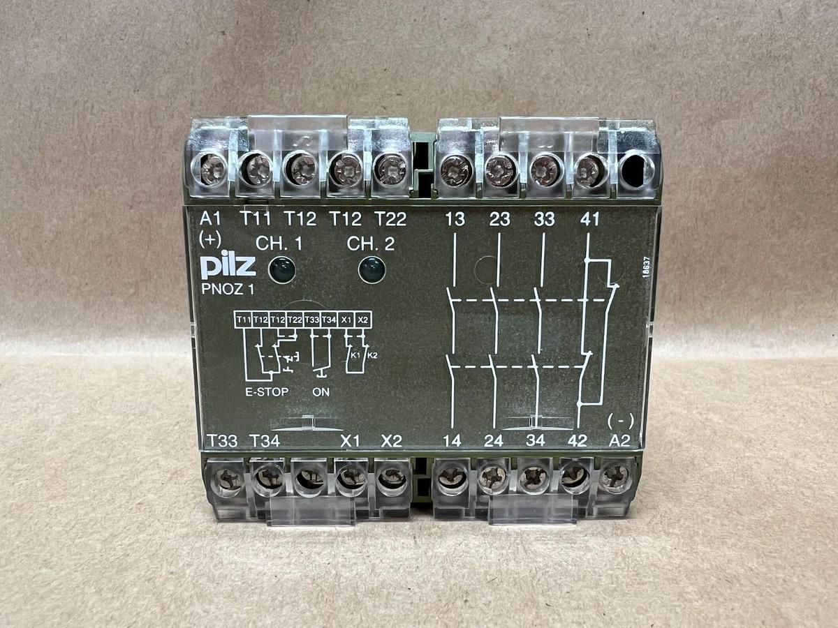 Used Pilz PNOZ 1 3S/10 Safety Relay