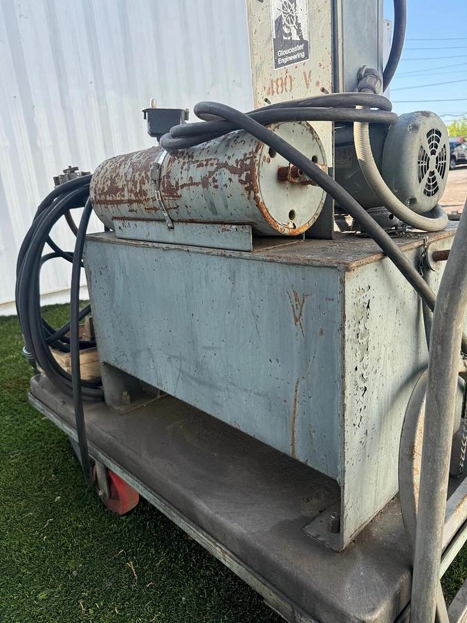 Used Gloucester Engineering 29 Gal Hydraulic Power Unit 30”x18”x12”, 2Hp Motor