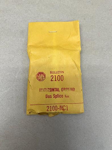 New - open box Allen Bradley 2100-NC1 Ser. C Horizontal Ground Bus Splice Kit, 1/4” x 1”