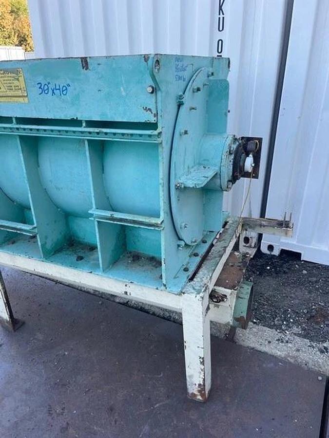 Used Clarke's FDR-ER30X40-90-655 Rotary Airlock Feeder, Toshiba 10HP Motor - TESTED