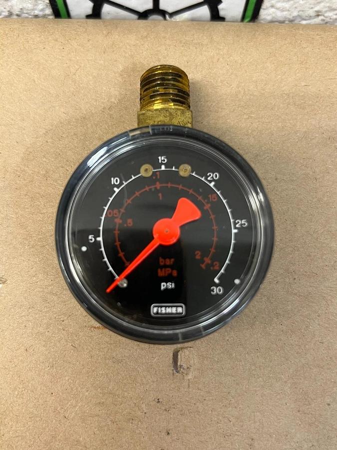 Used Fisher 0-30 Psi bar Pressure Gauge