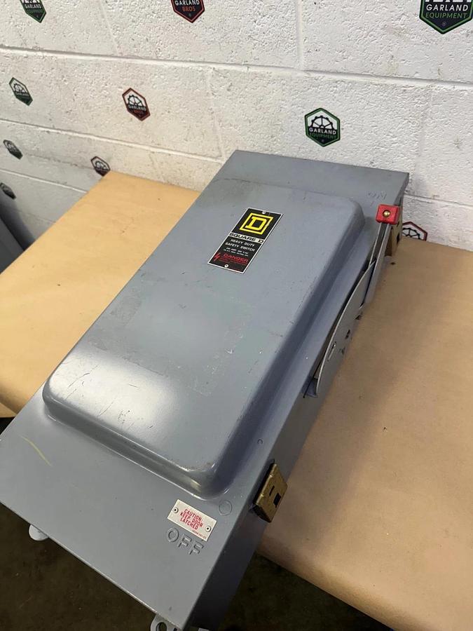 Used Square D HU364AWK 200A Heavy Duty Safety Switch, 600V, Series E1