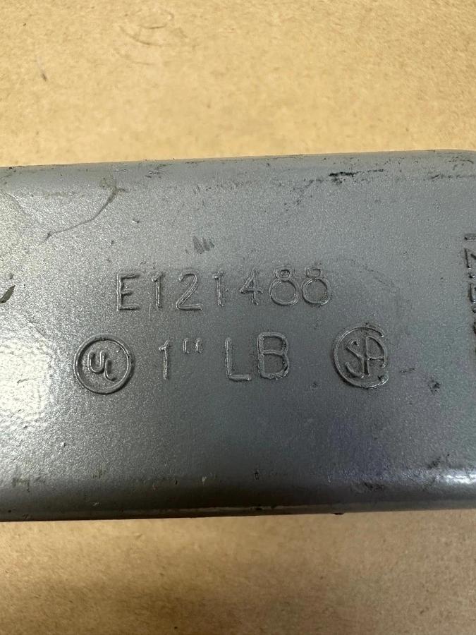 Used Crouse Hinds E121488 1” LB Conduit