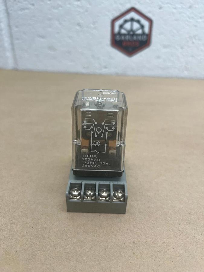 Used Potter & Brumfield KRPA-11DN-24 24VDC Relay - Lot of 2