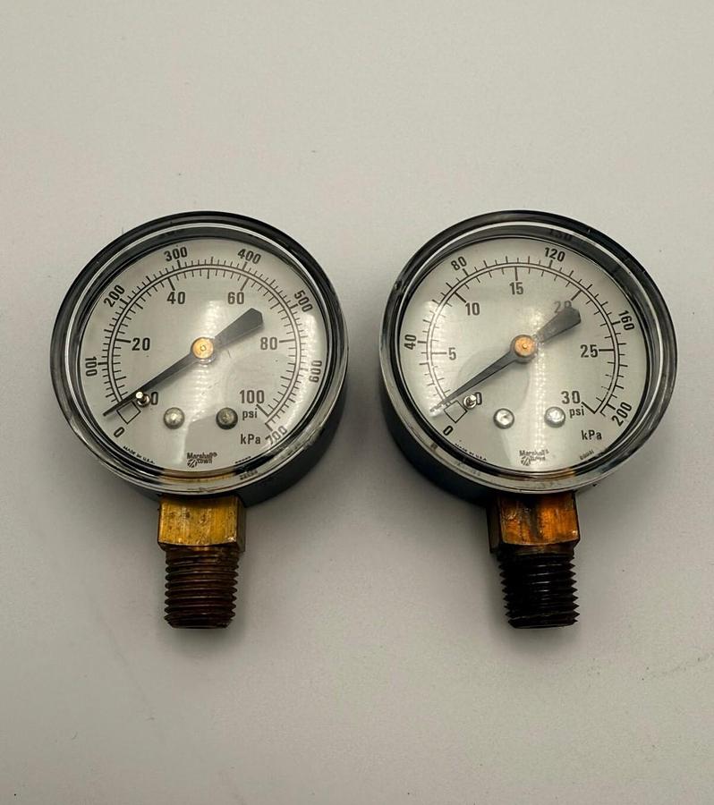 Used Marshalltown 90972 0-30 PSI Gauge