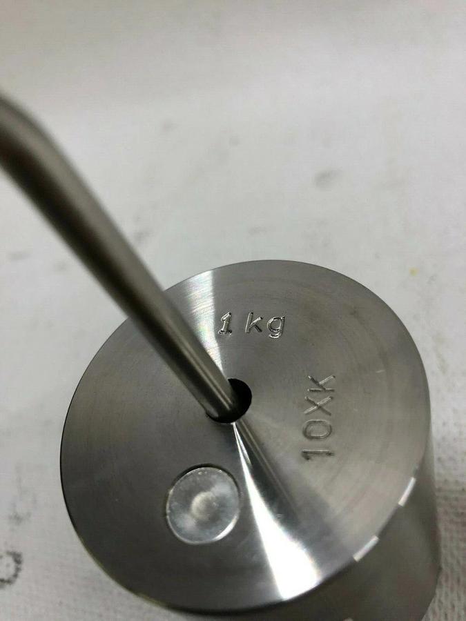 Used Calibrated Weights 1kg and 50g in Plastic Case