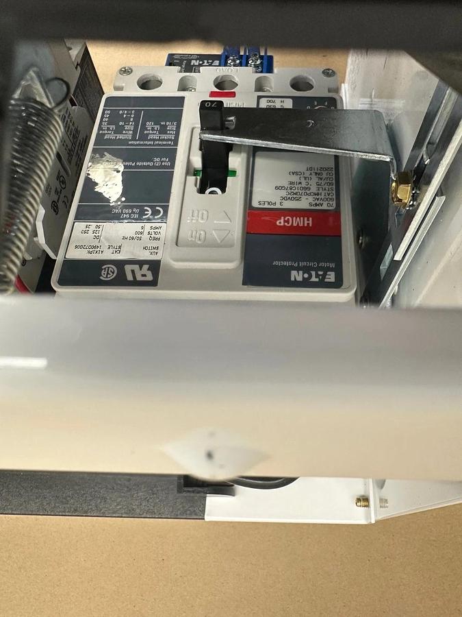 Used Eaton MCC Bucket Size 2 Starter (AN19GNO), 70A Breaker (HMCP070M2C) *NEW*