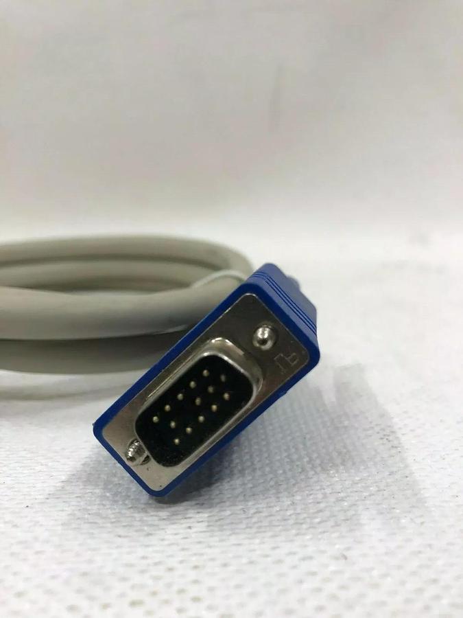 Used AWM Style 2919 Low Voltage Computer Cable male to female, 5' long (LOT of 8)