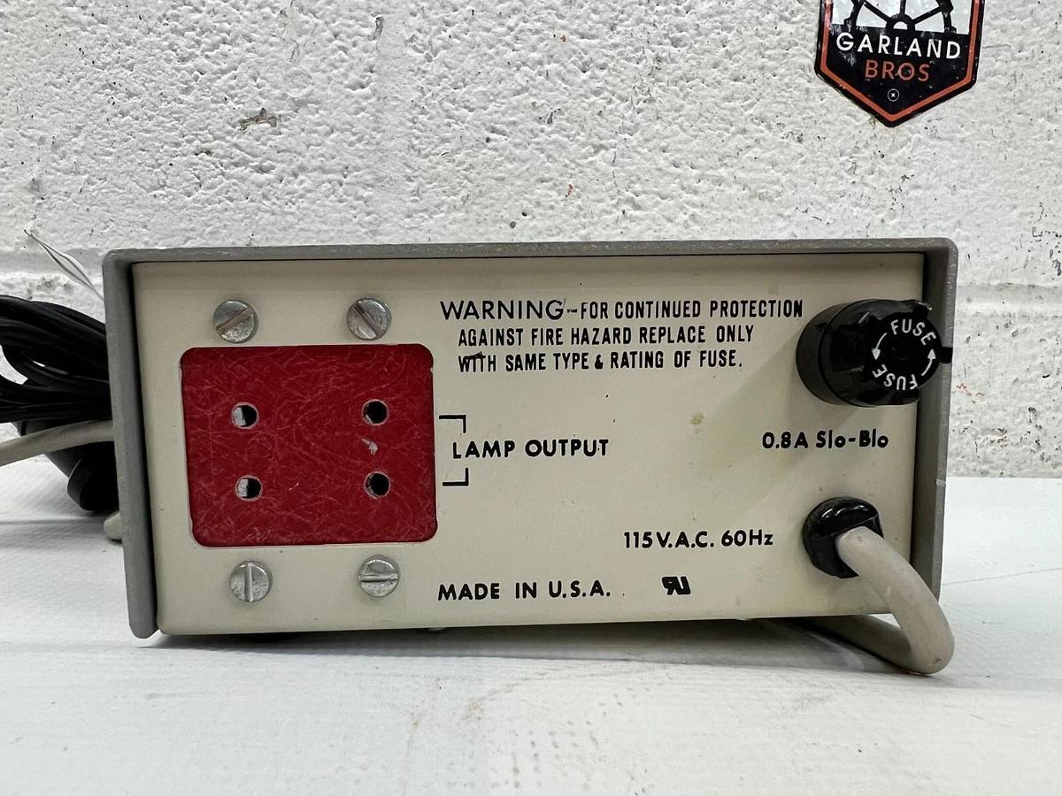 Used E. Leitz 1172 Illumination Transformer Input 115 V.A.C., 60Hz, Output 5 Amp