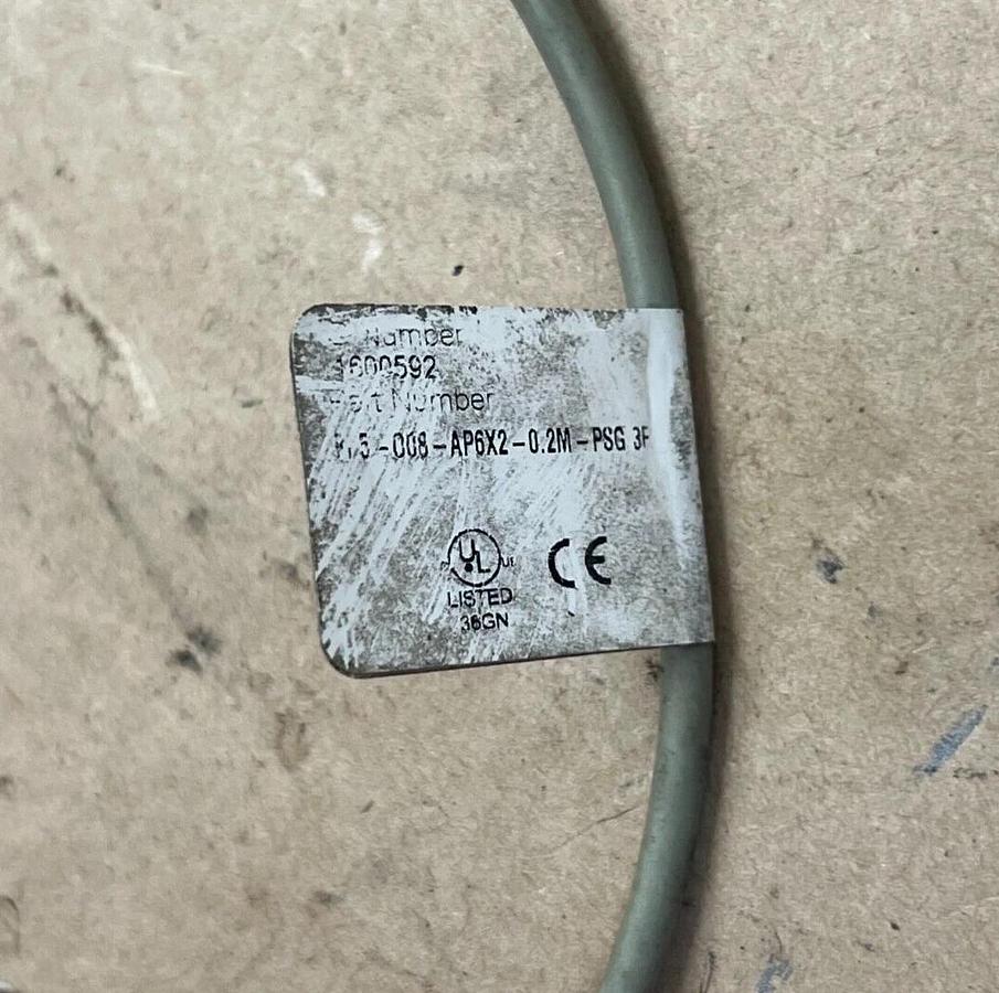 Used Turck BI 5-Q08-AP6X2-0.2M Proximity Sensor