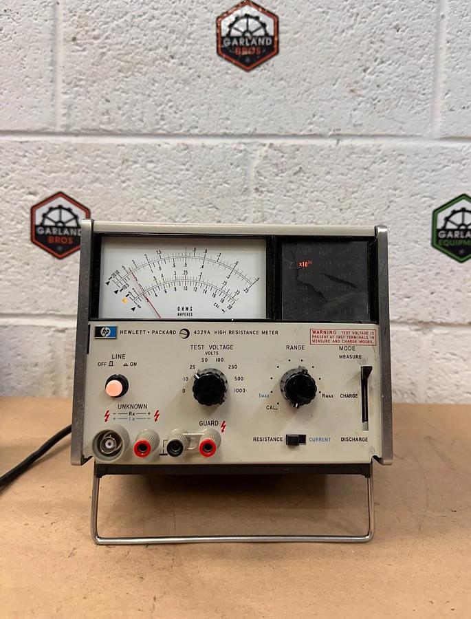 Used Hewlett Packard - 4329A - High Resistance Meter  - Working Condition!
