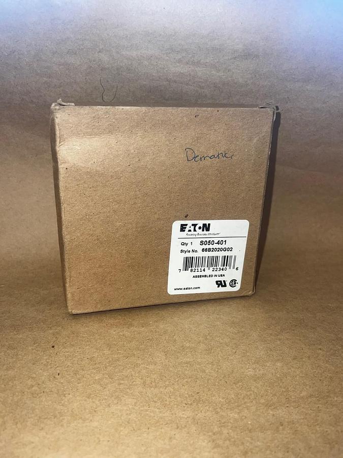 Used Eaton 66B2020G02 Solid Core Current Transformer S050-401 *NEW*