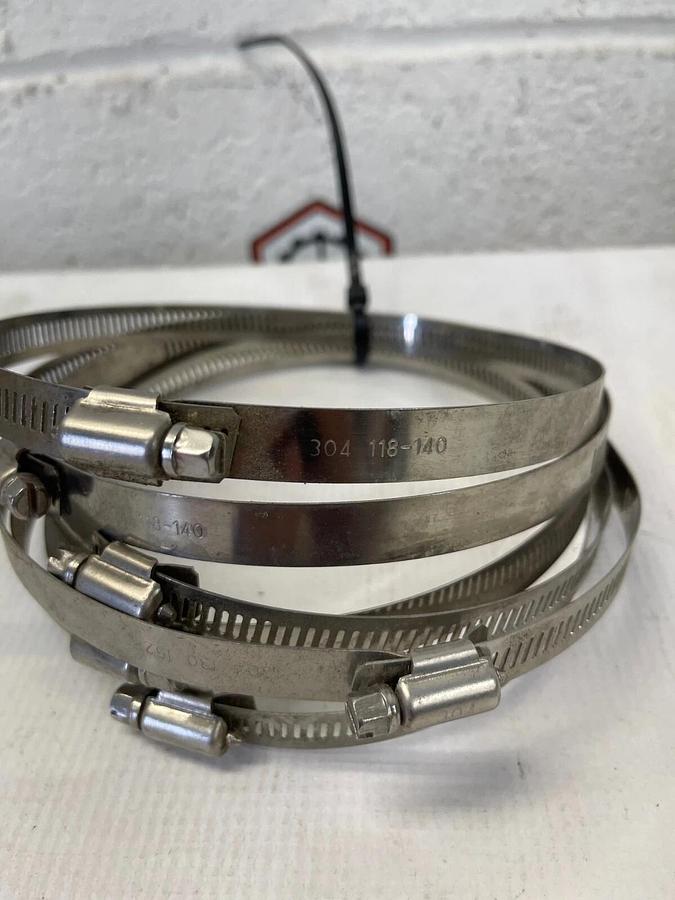 Used Hose Pipe Clamp Clips 304-118-140 (6-Count)