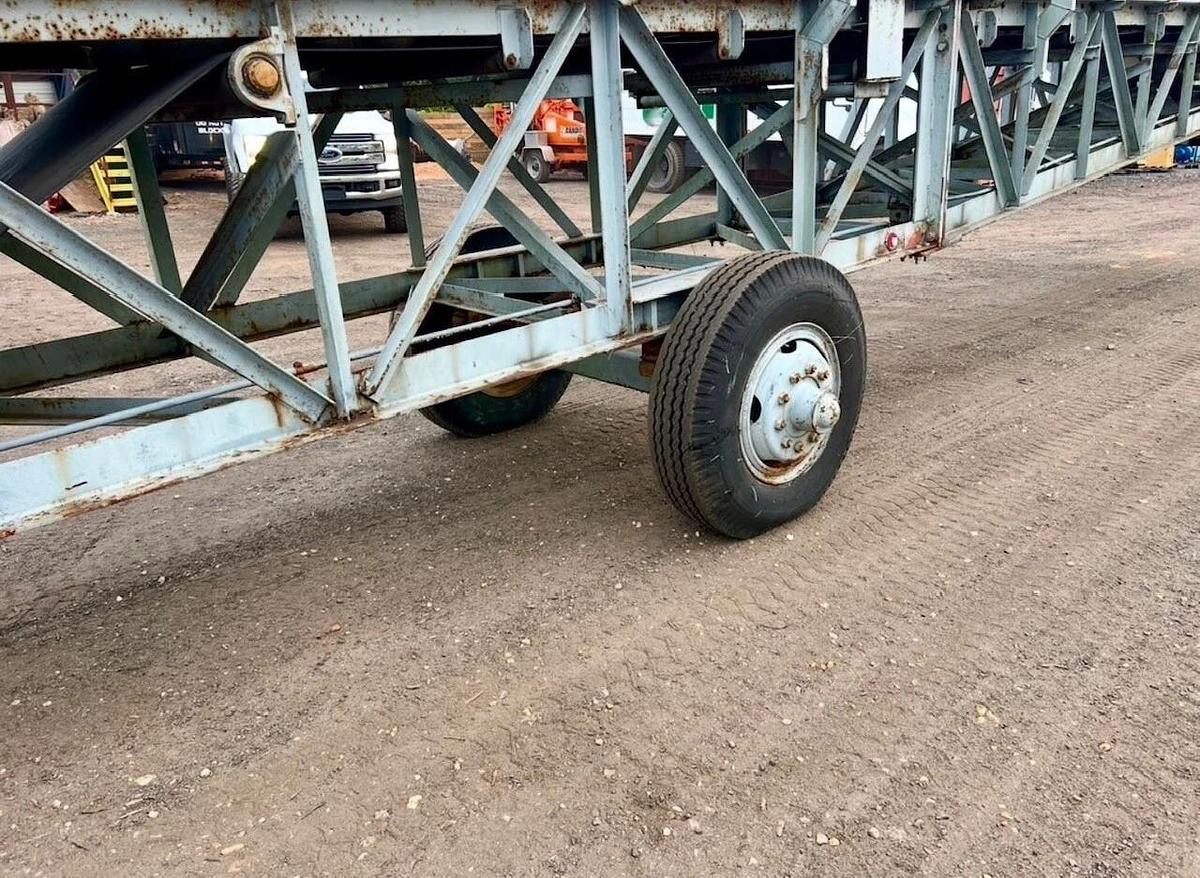 Used Dormont Allen Conveyor Co 42”x61’ Rough Top Conveyor Belt, 42” W Belt, 61' Long