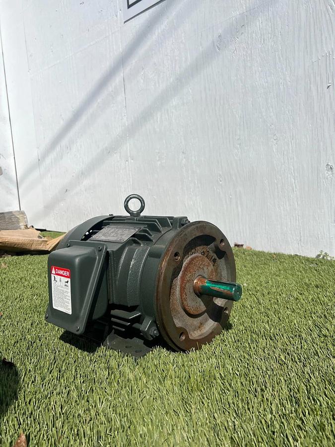Used Toshiba B0034FLT2AYH 3-Ph Induction Motor EQP III, 230/460V, 60Hz, 4 pole, 3HP