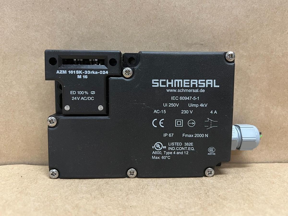 Used Schmersal AZM 161SK-33rka-024 Safety Interlock Switch
