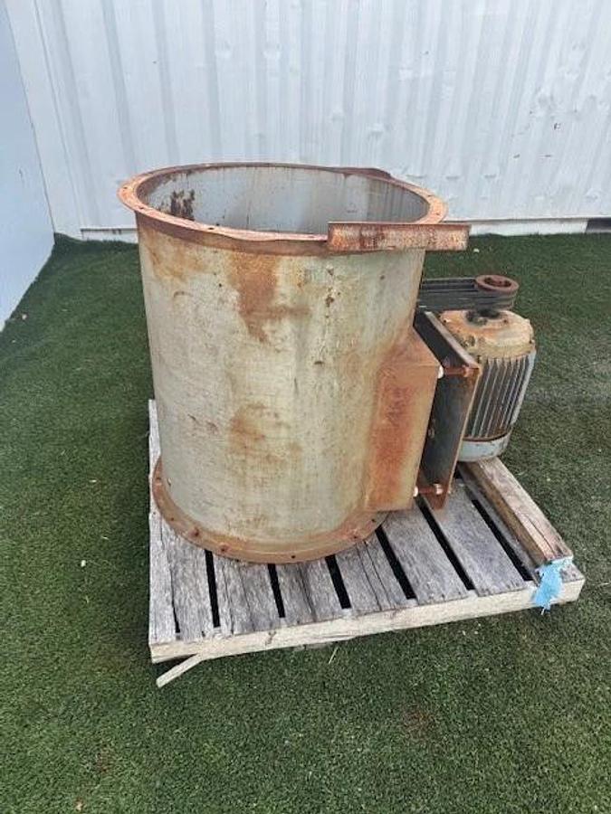 Used Hartzell Fan VA29-BD, 29” Inline Axial Fan, 20Hp Motor @ 1760RPM, 575V